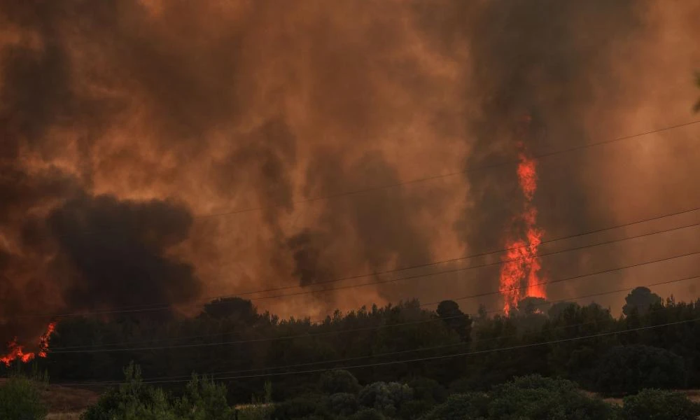 Ολονύχτια μάχη με τις φλόγες στην Ηλεία - Πλησίασε σπίτια, εκκενώθηκαν τρεις οικισμοί